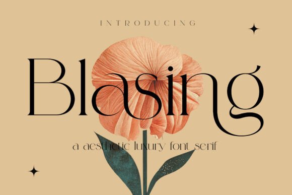 Blasing: The Elegant Ligature Serif for Modern Design