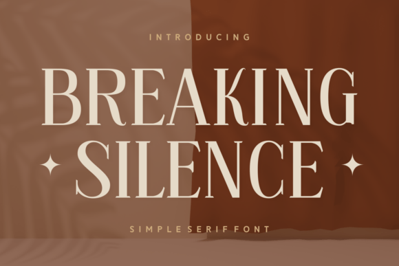 Breaking Silence: Elevating Visual Narratives with Modern Serif Typography