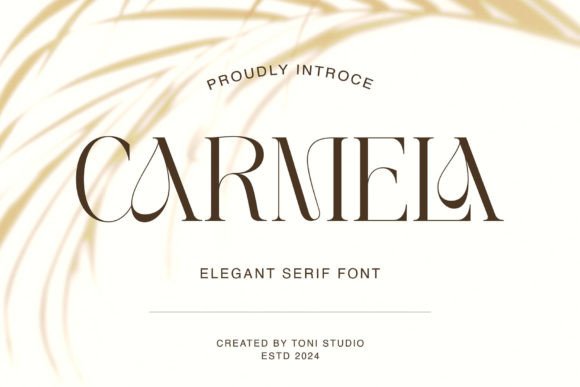 Carmela: Elevating Visual Identity with Elegant Serif Typography