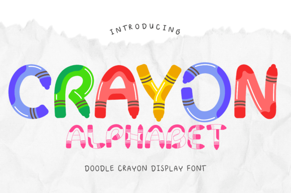 Crayon Alphabet: Adding Playful Typography to Your Design Toolkit