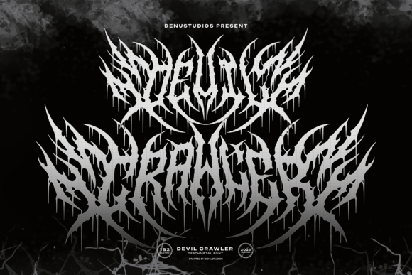 Devil Crawler: Unleashing Brutal Typography in Design