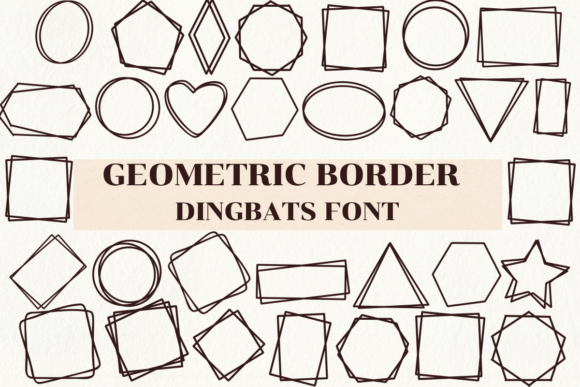 Geometric Border: Elevate Your Design with Symmetrical Frames