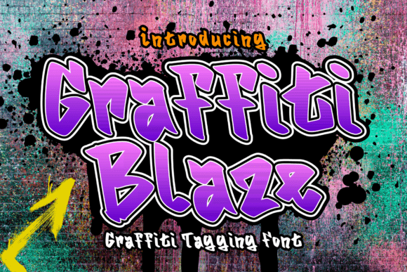 Graffitti Blaze: Igniting Urban Authenticity in Design