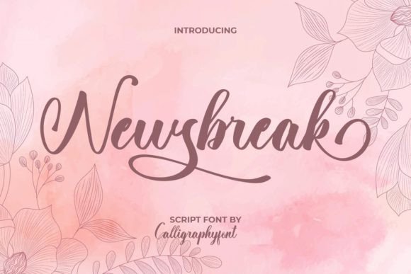 Newsbreak Font: Elevating Design with Elegant Script
