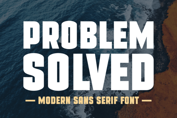 Problem Solved: The Bold Sans Serif for Modern Design