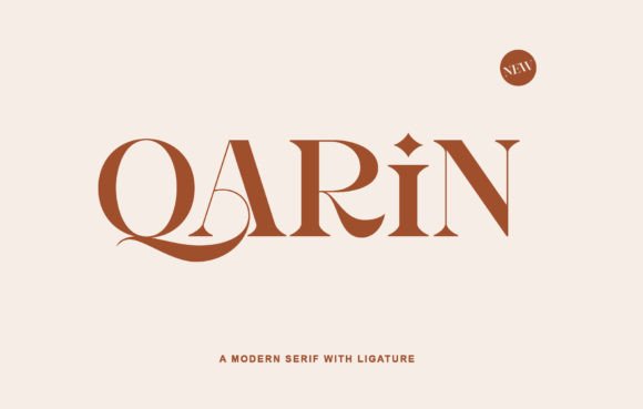 Qarin: Elevating Modern Design with Serif Sophistication