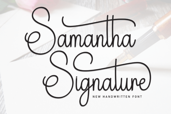 Samantha Signature: The Art of Elegant Typography