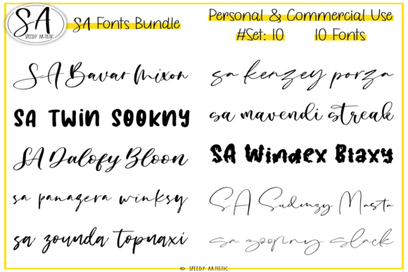 Script and Handwritten Bundle 10: Elevate Your Creative Projects