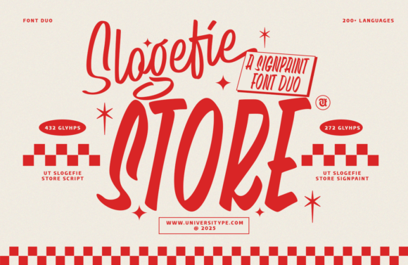 Slogefie Store: The Dynamic Font Duo for Vibrant Branding