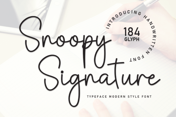 Snoopy Signature: A Stylish Script for Elegant Designs