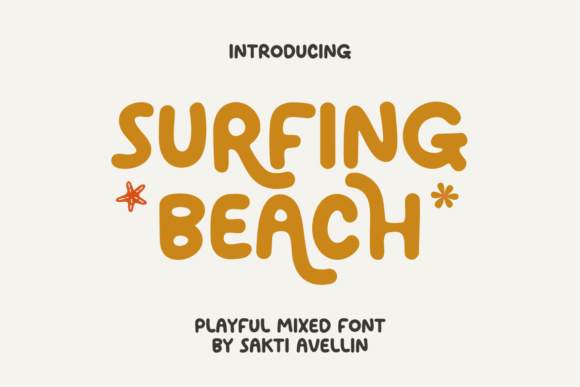 Surfing Beach Font: A Wave of Playful Charm for Modern Design