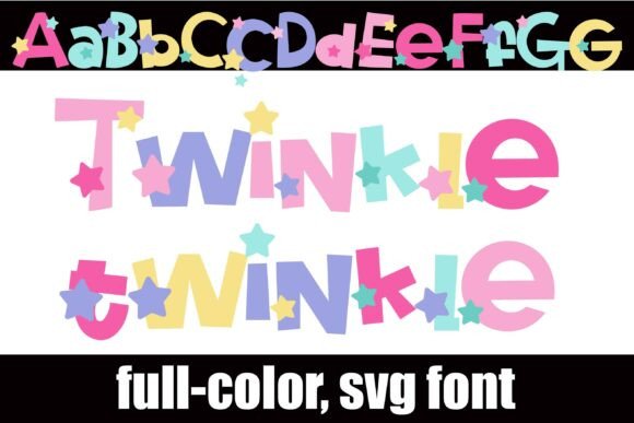 Twinkle Twinkle: Design with Whimsical Color Fonts